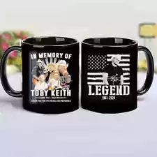 SALE!!_ Toby Keith 1961 2024 Thank You For The Music And Memories Signature Mug