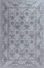 Wool Area Rug Hand Tufted Sea Gray William Morris Kennedy Traditional Silver 3x5