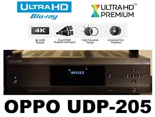 OPPO DIGITAL UDP-205 4K ULTRA HD UHD BLU-RAY DVD AUDIOPHILE DISC PLAYER USED