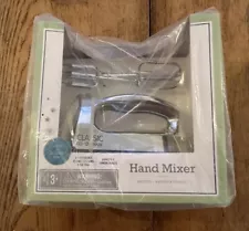 Pottery Barn Kids Pretend Play Battery Operated Chrome Kitchen Hand Mixer - New