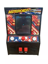 Atari Asteroids Mini Arcade Game Interactive Electronic Handheld TESTED