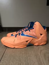 Nike Lebron XI Basketball Shoes Mens 11 Atomic Orange Glacier Ice