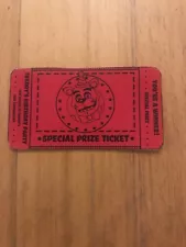 PAX West 2024 Special Prize Ticket Five Nights Freddy’s FNAF 10th BIRTHDAY RARE