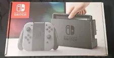 New Nintendo Switch v1 Video Game Console Gray CIB HAC-001 Unpatched