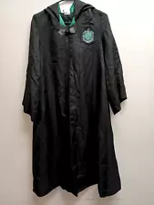 Wizarding World of Harry Potter Slytherin Youth Large 10-12 Black Hooded Cloak.