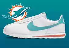 Nike Cortez Shoes "Miami Dolphins" DM4044-103 Men's Multi Size NEW