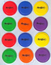 Set of 12! GameCraft 9 in. Flying Discs, Like Frisbee or Frisbee Golf- 12 Discs