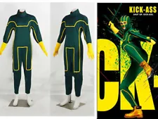 Kick-Ass Dave Lizewski Green Jumpsuit Cosplay Costume