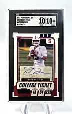 2021 Contenders College Ticket RC Auto SP /99 Texans SGC Auto 10 Gem Mint 10!