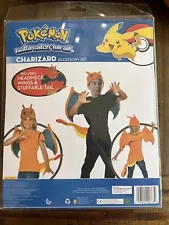 Official Pokemon Charizard Costume Accessories Set For Kids Cosplay