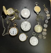 Antique Pocket Watches Many Unique Brands Mechanical and Quartz Movements