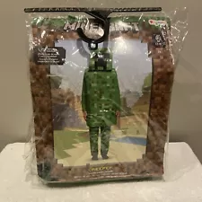 Minecraft Creeper Deluxe Child Costume Mesh Eye Plate Size Medium 7/8