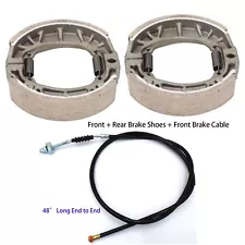 Front Brake Cable 2 Set Brake Shoes For Honda CL70 100 Z50R NS75 CT90 110 SL100