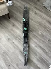 Radar Skis LYRIC Slalom Ski 67" Waterski With Fin Carbon Fiber With Boots