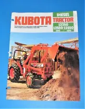 Kubota Diesel Tractor Sales Brochure L2250 L2550 L2850 2wd 4wd