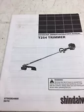 Shindaiwa T254 Trimmer Owner Operator manual