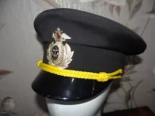 Russia army office visor hat NAVY & NAVY Marines Officer 201? size 56