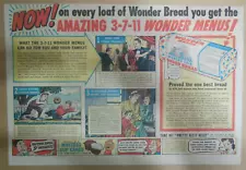 Wonder Bread Ad: New York World's Fair Bread from 1939 Size: 11 x 15 Inches