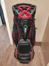 Ogio Chamber 14 Divider Golf Cart Bag Red/Black