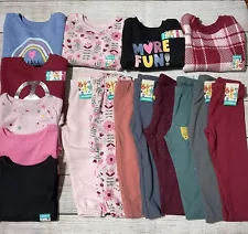 Baby Girl Lot Of Clothes Size 18 Months. NWT! 16 Pieces For Fall And Winter.