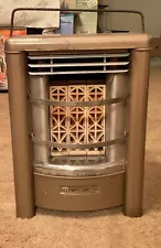 Vintage Dearborn Room Heater 12,000 BTU Natural Gas Grates Made Dallas, TX USA