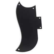 Left Handed Gibson SG Half-Face Pickguard Scratch Plate – Black