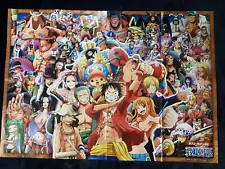 ONE PIECE Advertising Poster 8fold A1 23.1x33.1in Not For Sale Item Japan Ltd.