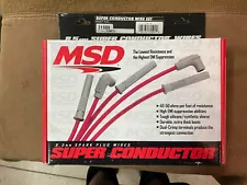 MSD Super Conductor Spark Plug Wire Set, Small Block Chevy, Socket Dist. 31599