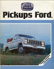 Ford F-100 F-150 F-250 Pickups 1981 Argentinian market colour sales brochure