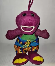 Bathtime Barney 2001 Bath Toy Vintage Plush Swimming Trunks Water Stuffed Animal