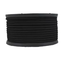 3/8" 1000 ft Bungee Shock Cord Black Marine Grade Heavy Duty Shock Rope Tie Down