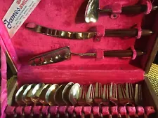 Vintage James quality jewellers 19 piece flat ware from Bangkok, Thailand