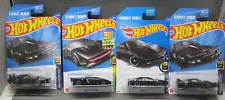 2022 HOT WHEELS KNIGHT RIDER SERIES LOT OF 4 DIFFERENT KITT FIREBIRDS *