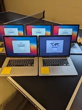 Lot of 5 Apple Macbook Pro (2013-2014) A1398 15" 16GB RAM, Used - Not tested
