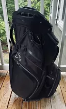 Callaway ORG 15 Cart Carry Golf Bag 15-Way Divider 10-Zip Pockets Rain Cover