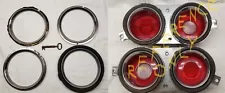 1970-73 Chevy Camaro Tail Light Bezel Trim Set LH & RH GM /OEM