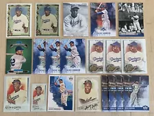 Jackie Robinson Lot of 20 Cards Topps Allen Ginter Silver Foil Mint-Gem Mint