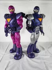 2 Marvel Sentinel (Works, Talking) Small Figure Not For Sale Used For Scale