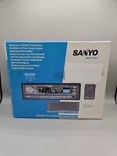 VTG Rare Old School Sanyo Mask ECD-T1550 Car Stereo CD Deck Audio DSP Equalizer