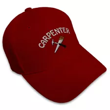 Baseball Cap Carpenter Occupation Build Embroidery Dad Hats for Men & Women