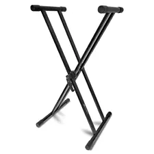 AxcessAbles KX-201 Double X Keyboard/ DJ Coffin Case Stand