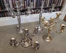 Candelabra Job Lot X 4 Shabby Chic Wedding Table Centre