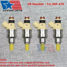 4 x Upgraded Fuel Injectors For Suzuki Sidekick Tracker X-90 1.6L INP-470 USA