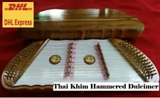 Thai Khim Hammered Dulcimer Sweet Sound Handmade Craft from Jackfruit Wood K3