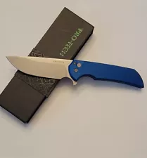 ProTech Mordax - Solid Blue Handles / MagnaCut- See Picture