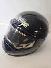 Vtg 1995 Ski-Doo Lazer Snell M90 Snowmobile Racing Helmet M 7-7 1/8 Gloss Black