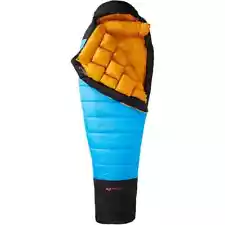 MARMOT Warmcube Expedition -30F Winter Sleeping Bag Reg LZ Blue/Black $949 NEW