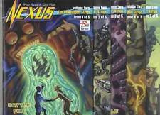 NEXUS THE NEWSPAPER STRIPS VOLUME TWO THE BATTLE FOR THUNEWORLD #1 2 3 4 5 SET