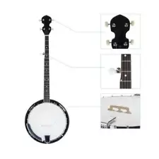 High Quality 22 Frets Sapele Wood Metal 5-string Banjo