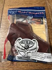 MASC Premium Leather Belt Holster Brown Right Hand Sig P210 9mm 5” BBL #1267#